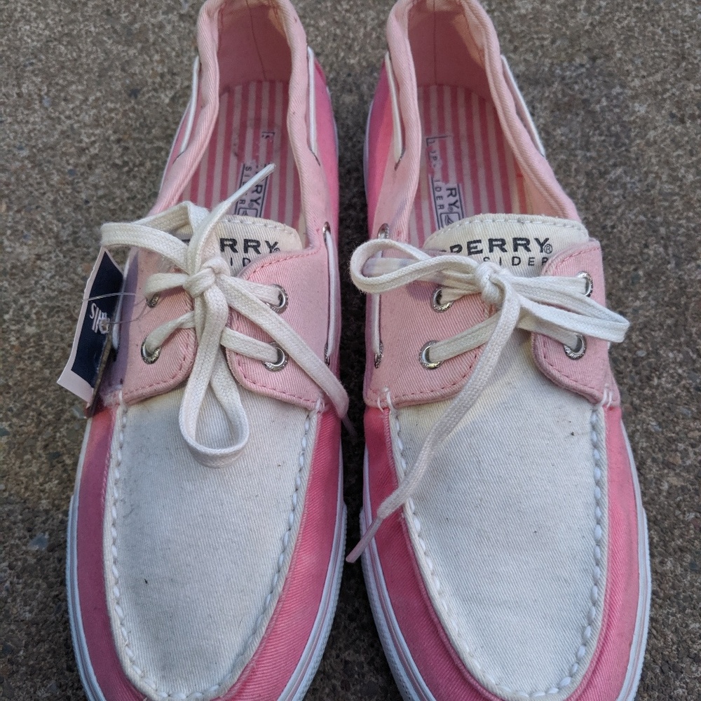 NWT Women's Sperry Top-Sider Pink Loafers 10M